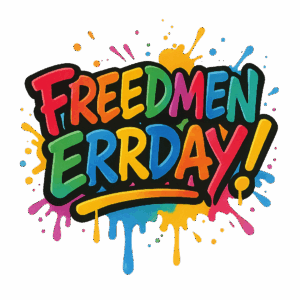 Freedmen Errday Sticker — Graffiti (3″ / 4″)