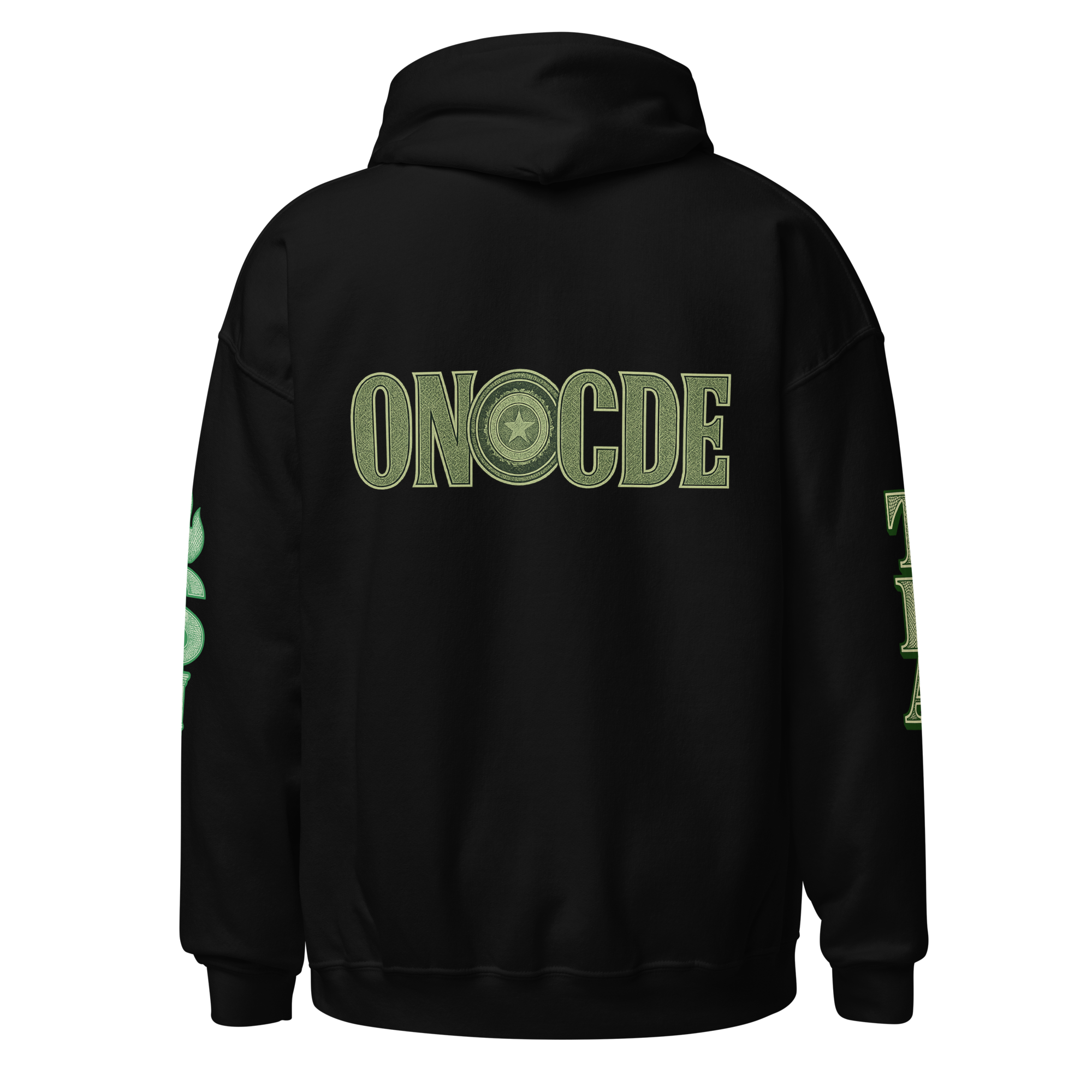 10TRIL only 2DECS Hoodie — ONCODE Hologram Back - Image 5