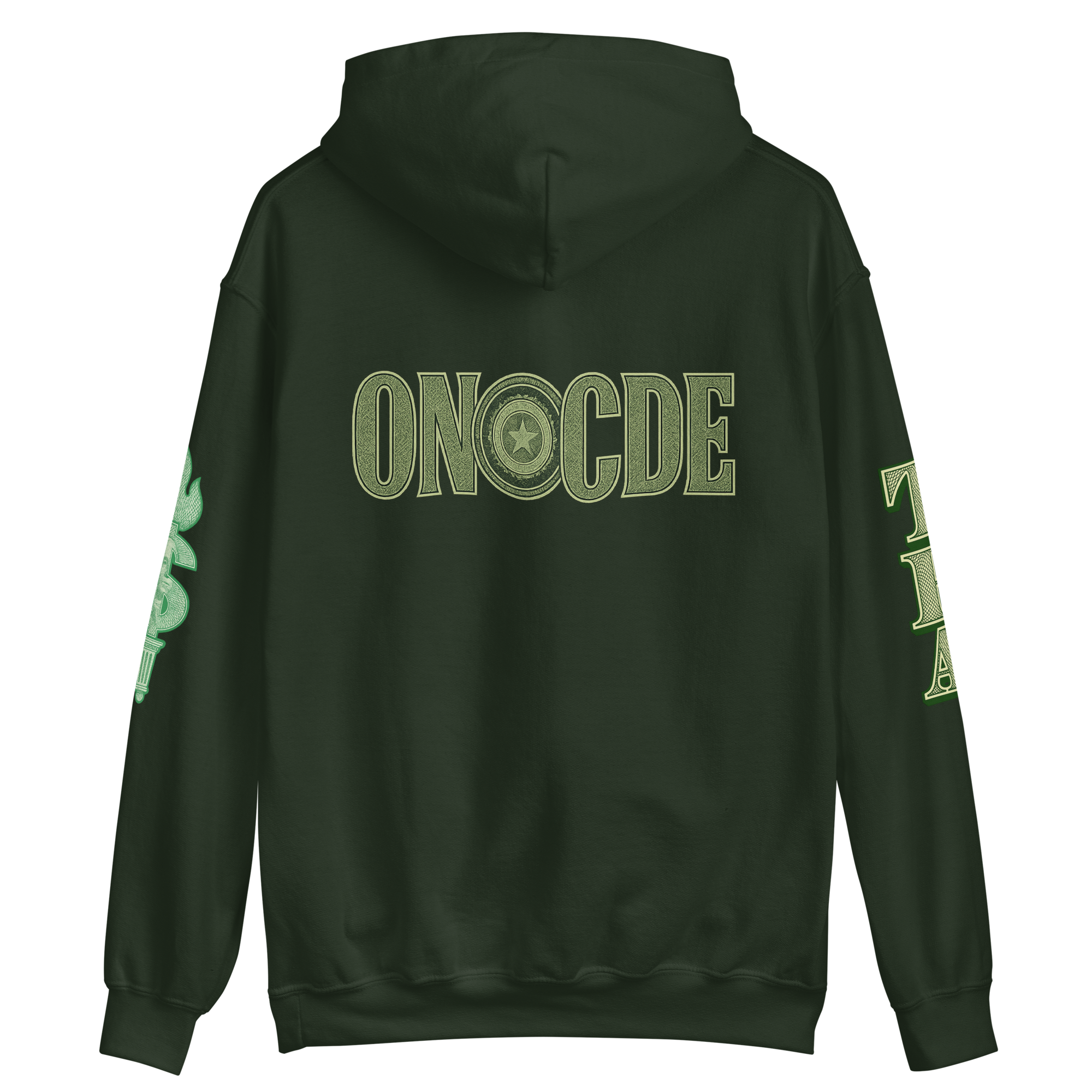 10TRIL only 2DECS Hoodie — ONCODE Hologram Back - Image 7