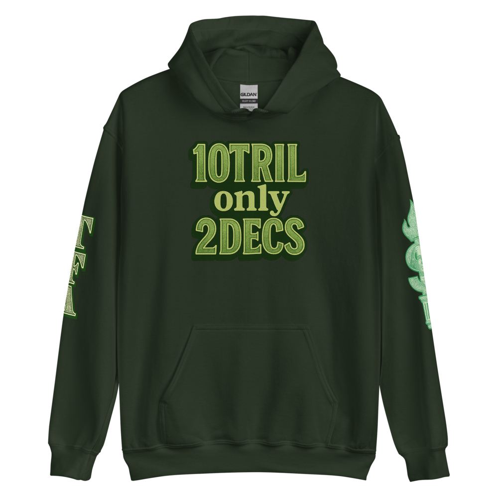 10TRIL only 2DECS Hoodie — ONCODE Hologram Back - Image 6