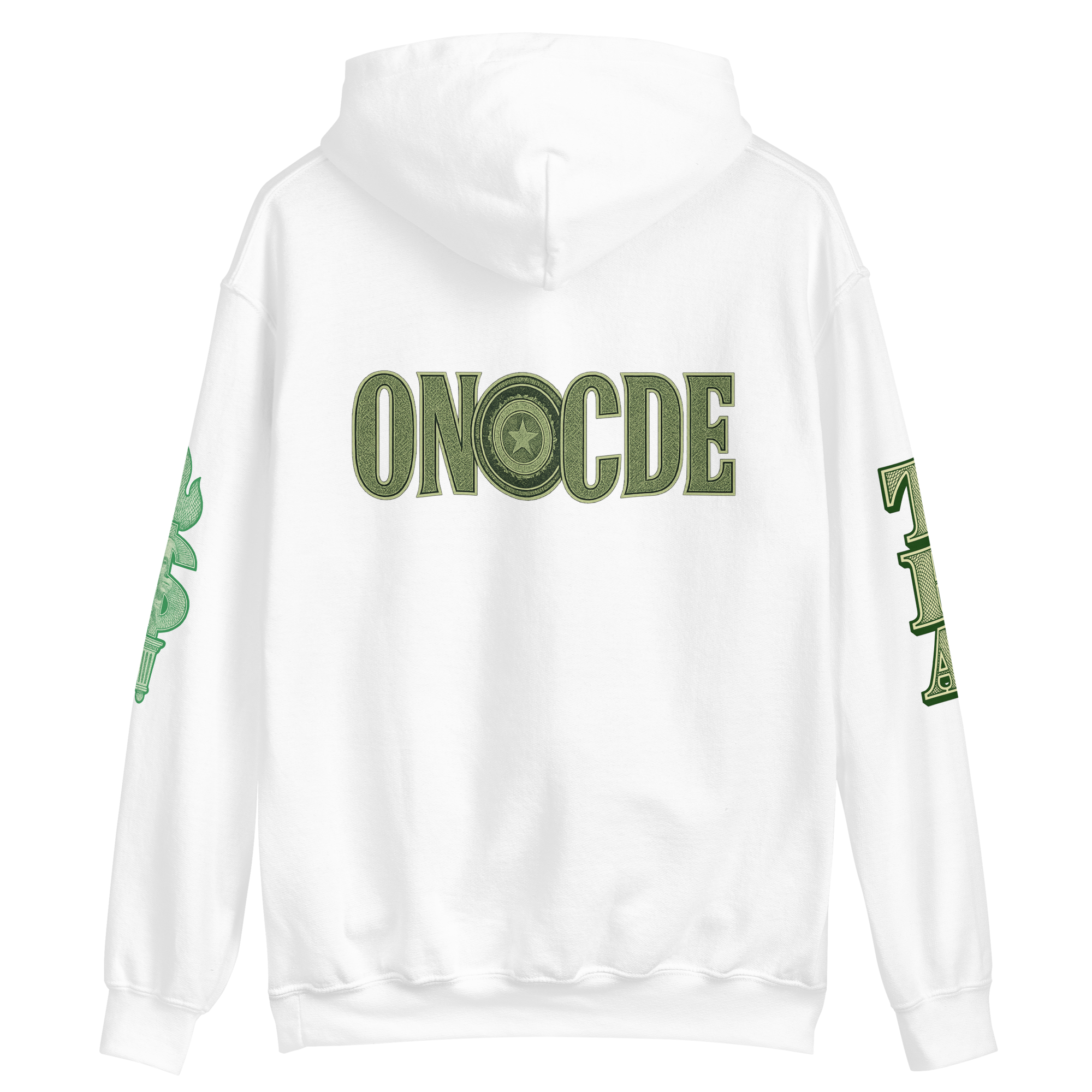 10TRIL only 2DECS Hoodie — ONCODE Hologram Back - Image 2