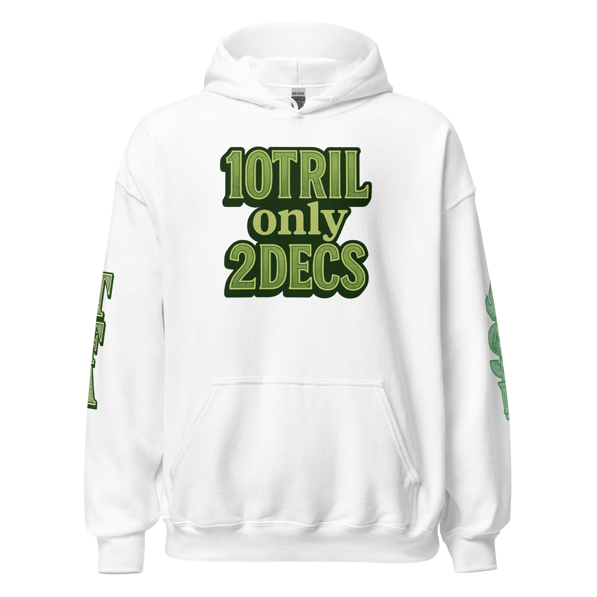 10TRIL only 2DECS Hoodie — ONCODE Hologram Back